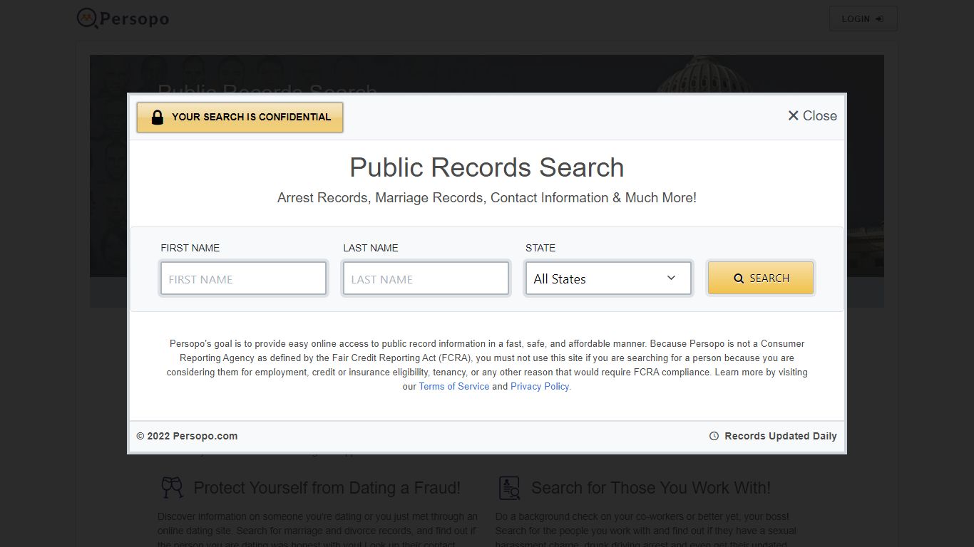 People Search, Background Reports, Public Records - Persopo